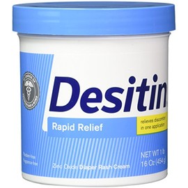 DESITIN Rapid Relief Creamy Jar, 16-Ounce (Pack of 4)