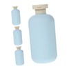 SHOWERORO Cosmetics Dispensing Bottles 4pcs Plastic Travel Shampoo Bottles Reusable