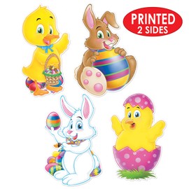 Pkgd Easter Cutouts 14"