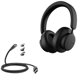 BoxWave Cable Compatible with Urbanista Miami - MagnetoSnap PD AllCharge Cable (100W), Magnet Charging Braided USB Type-C Micro - Jet Black