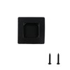 Pastlla 4Pack 2-3/4 Inch Recessed Finger Flush Pulls, Stainless Steel