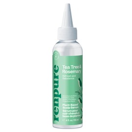 Renpure Tea Tree & Rosemary Scalp Serum, Plant-Based - Refreshing & Rebalancing - For Moisturized, Soft Hair - For Oily/Normal Hair- Tea Tree Leaf Oil, Rosemary Leaf Extract - 4 Fl Oz