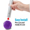 Top Glides Precut Walker Tennis Ball Glides (Purple)