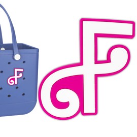 TOYORK Bag Charms for Bogg Bag Accessories Letter Decorative Bogg Bag Charms Insert Alphabet Lettering for Beach Tote Rubber Beach Bag Accessories, Polyvinyl Chloride, No Gemstone