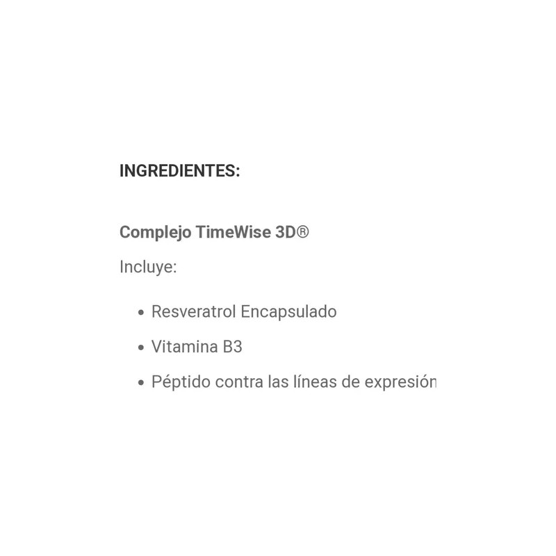 Crema Facial Nocturna Timewise 3d, Anti Edad Mary Kay