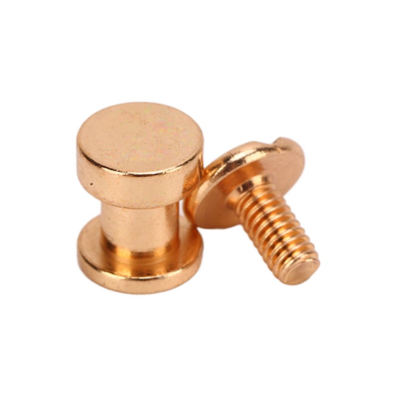 300 Sets DIY Book Binding Screw Double Layer Flat Head