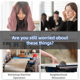 Orejeras de Protección Auditiva para Reducción de Ruido - NRR 31dB Orejeras de Seguridad Insonorizadas Defensor de Oídos para Tiro de Adultos Segar Autismo Caza Construcción,