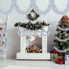 Riceshoot 131.23 ft Christmas Tinsel Garland Metallic Tinsel Twist Garland