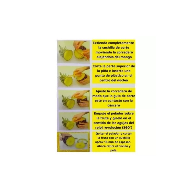 MISO Descorazonador Cortador Pelador Rebanador De Piña Cocina
