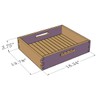 AquaTeak The Original Moa Teak Bench Large Storage Tray