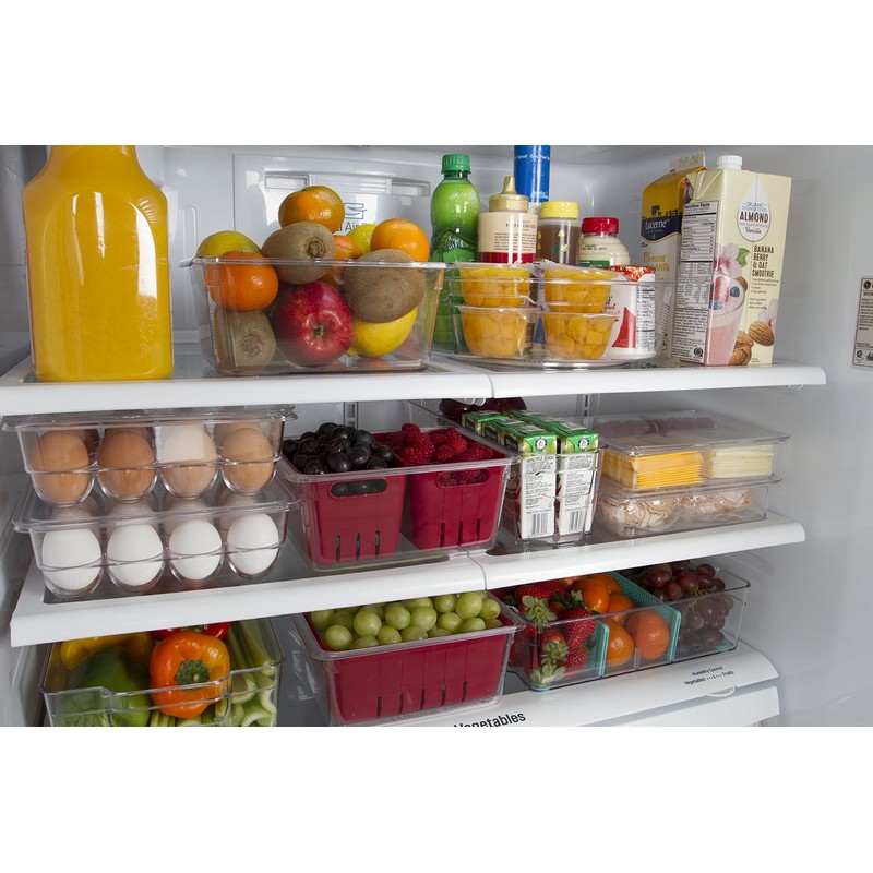 Kitchen Spaces KSDCB12-AMZ Twin Colander Stackable Food Storage Organizer for