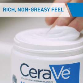 CeraVe Moisturising Cream for Dry to Very Dry Skin 177 ml with Hyaluronic Acid and 3 Essential Ceramides