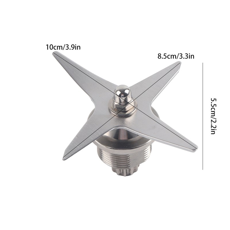 Stainless Steel 4-Leaf Wet Blade Assembly Spare Parts 104675 Fit