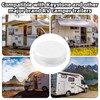 Lyreh RV Roof Mushroom Vent Cover, Plastic Waterproof Ventilation Cap