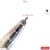 NATARAJ Snappy Ballpoint Pens, Retractable, BLUE, 0.7mm Fine Point, Pack