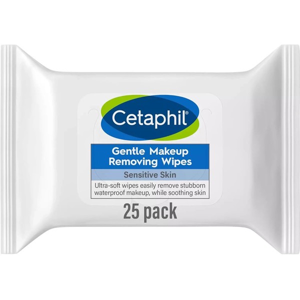 Branded Cetaphil Gentle Makeup Removing Face Wipes, Daily Cleansing Facial