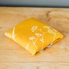 Reusable Linen Sandwich Wrap with food grade washable, waterproof lining.
