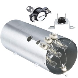 134792700 Dryer Heating Element &137032600 Thermal Limiter & 3204267 Thermostat Compatible with Electrolux Frigidaire Dryer Heating Element Replacement AP4368653 1482984 eimed55irro eimed55iiw0