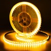 HAUTY Non-Waterproof Yellow LED Strip Light, 32.8ft/10m SMD2835 120LEDs/m DC24V