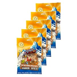 Cantina Star "Amber Spice" Fish Jerky (Dried Fish), 90g, Pack of 5