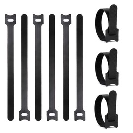 Cablemate CT0502-200B-30 Magic Cable Tie, Black, 7.9 inches (20 cm) x 30 Pieces, Cable Ties
