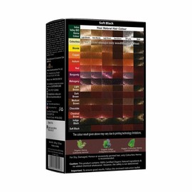 Indus Valley Organic Henna Hair Colour Kit for Women- Chemical-Free, 100% Grey Coverage, Natural Soft Black Henna Powder - Vegan, Herbal Hair Dye, Infused with Plant Based Ingredients