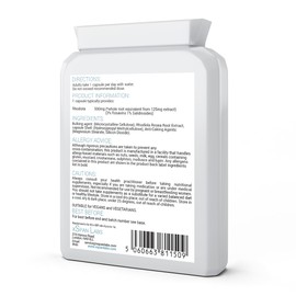 Rhodiola 500mg (standardized to 3% Rosavins and 1% Salidrosides) Whole Root Equivalent - 60 Capsules - Suitable for Vegetarian and Vegan Diets