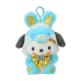 Sanrio 302121 Mascot Holder (Spring Rabbit) Pochacco Strap, For Ages 6 and Up