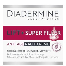 Diadermine Lift + Superfiller Hyaluron Anti-Age Night Cream - 1.76 Fl.oz (50 ml)