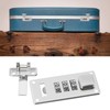 SG Store 2pcs Suitcase Combination Lock Luggage Hasp Lock Digital