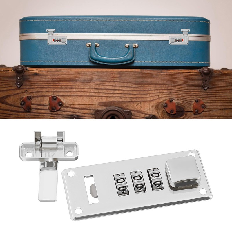SG Store 2pcs Suitcase Combination Lock Luggage Hasp Lock Digital