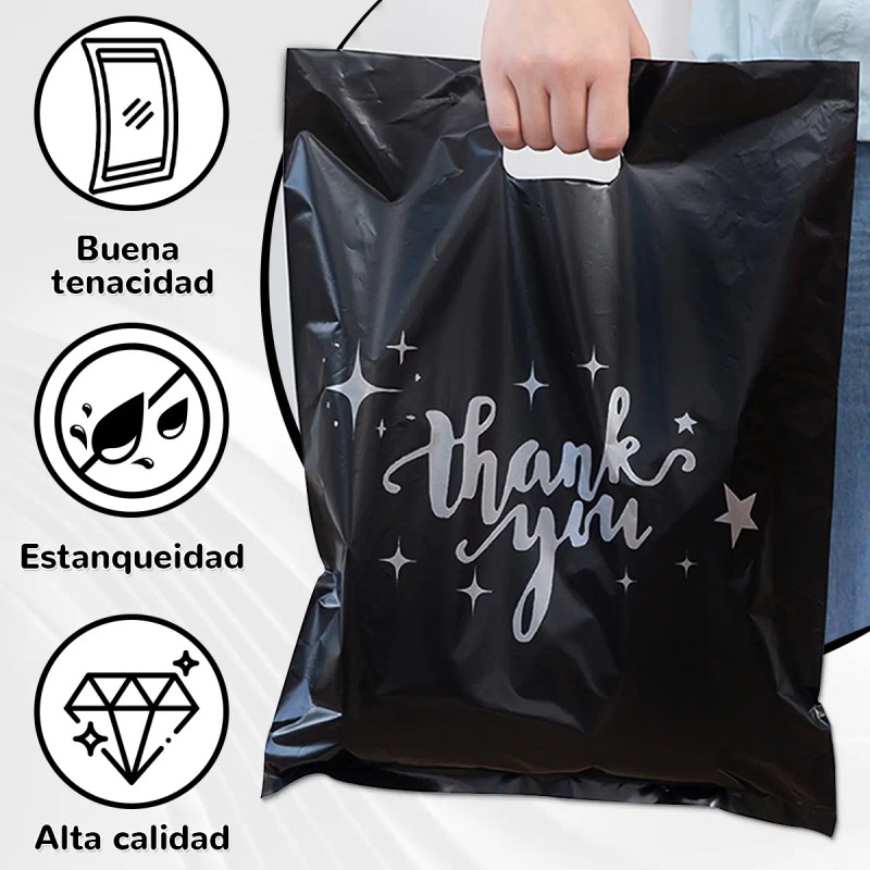 300 Gracias Bolsa De Plastico Envio Regalo Boutique Embalaje