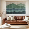 laddawan Extra Large Macrame Wall Hanging Dip-Dyed Tapestry Modern Wooden