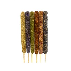 Farbenwald - 6 Piece Incense Set Includes Lavender, Rosemary, Saffron, Rose, Tibetan Flowers and Hawan