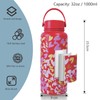 OcTecho Metal Water Bottle 1L,Insulated Water Bottles Stainless Steel for