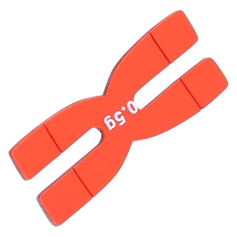 POWERTI 5pcs 0.5g Tennis Badminton Racket Weight Balance Strips Silicone