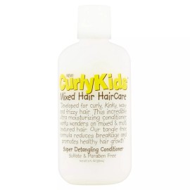 CurlyKids Mixed Hair HairCare Super Detangling Conditioner, 8 fl oz