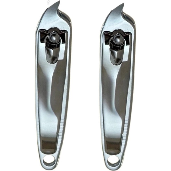 ALAZCO 2 Slanted Edge Nail Cutting Clippers Cuticle Trimmer Clipper