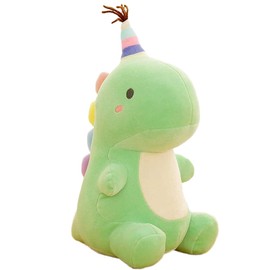 Mislaxy Plush Toy Dinosaur Kawaii Cute Cuddly Toy Doll Cushion Dinosaur Toy Gifts for Birthday Christmas 30 cm (Green)