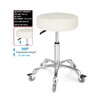 McDooFly Adjustable Heavy Duty Stool - Rolling Stools with Locking
