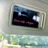 Set 3Pcs Drive Safe I Love You Pink Heart Rearview
