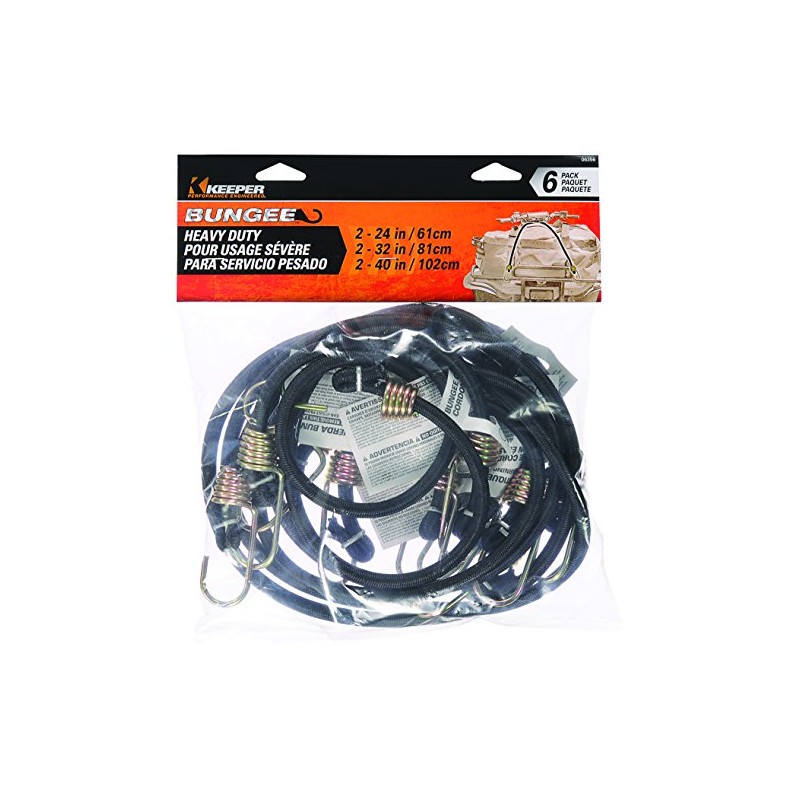 Hampton 06356 Heavy Duty Assorted Bungee Cord Set