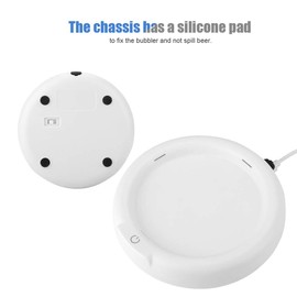 Ultrasonic Vibration Beer Foamer, Ultrasonic Beer Bubbler, with Built in 1800mah Lithium Battery, for Family Gatherings, Business Meetings and Bars