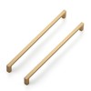 Ravinte 5-Pack 10-Inch Solid Square Cabinet Pulls - Champagne Bronze