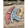 SHOHASS Pizza Cutter Axe Viking Pizza Axe Handmade Mini Pizza