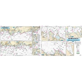 Inshore North Coast of LI, Coast of CT - Laminated Nautical Navigation & Fishing Chart by Captain Segull's Nautical Sportfishing Charts | Chart # NLI106