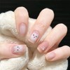 6 Pack (144pcs) Nail Tips Popular Medium Design, NIUANIUA Short