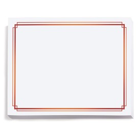 PaperDirect Foil Elegance Specialty Certificates, 50 Sheets of 38lb White Paper, 8½" x 11", Double Red Foil Border, Perfect for Awards, Students, Employees, Volunteers, Course Completion, Diplomas