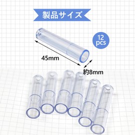 Solxion Pencil Caps 12 Pcs Pencil Extender Holder Transparent School Office Stationery Accessories Artist Student Extender Suitable for Most Types of Pencils