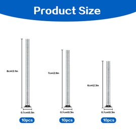 Pack of 30 M5 Countersunk Screws, Flat Head Machine Screws, Countersunk Screws, Phillips Screws, Fully Threaded Screws for Machine Equipment, DIN 965